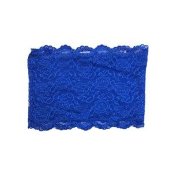 Bozzolo Floral Lace Bandeau Bundle Of 5 Colors Lined Front & Sheer Back - Picture 3 of 8